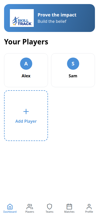 Skill Track Pro Dashboard